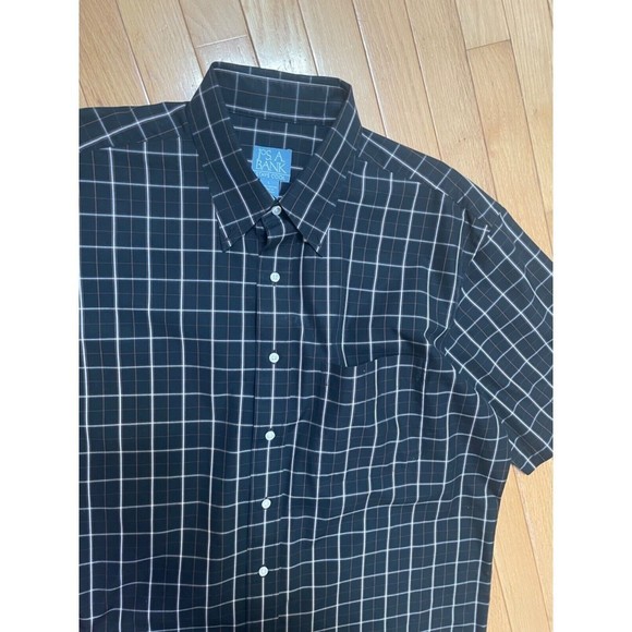 Joseph A Banks Button Down Lot-Stay Cool-2 Shirts-Mens Large-Front Pocket - Picture 4 of 10